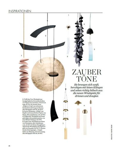 ELLE Decoration Germany 5/6月特集記事にて「りん風りん響」が紹介されました